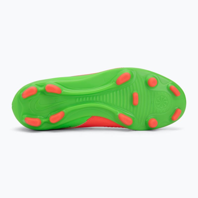 Scarpe da calcio per bambini Nike Jr. Phantom 6 Club Erling Haaland MG hot punch/green strike/black 4