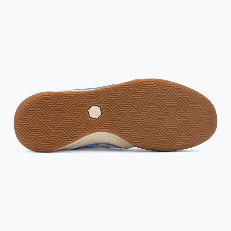 Scarpe da calcio da uomo Nike Tiempo Streetgato PRM IC coconut milk/gum medium brown/blue crystal 4
