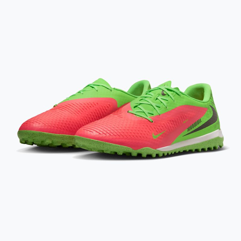 Scarpe da calcio da uomo Nike Phantom 6 Low Academy Erling Haaland TF hot punch/green strike/black 3