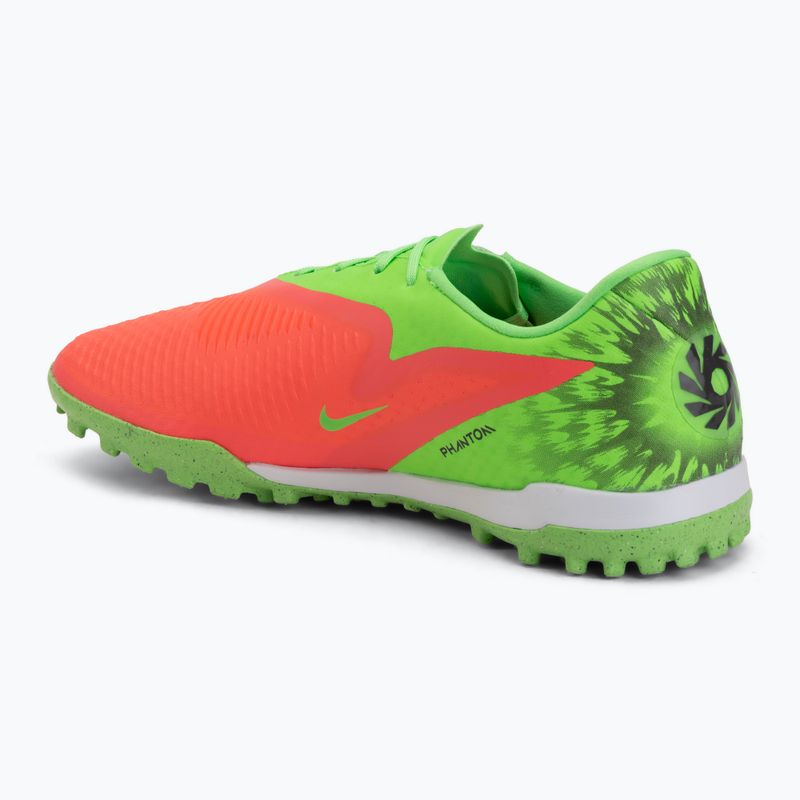 Scarpe da calcio da uomo Nike Phantom 6 Low Academy Erling Haaland TF hot punch/green strike/black 3