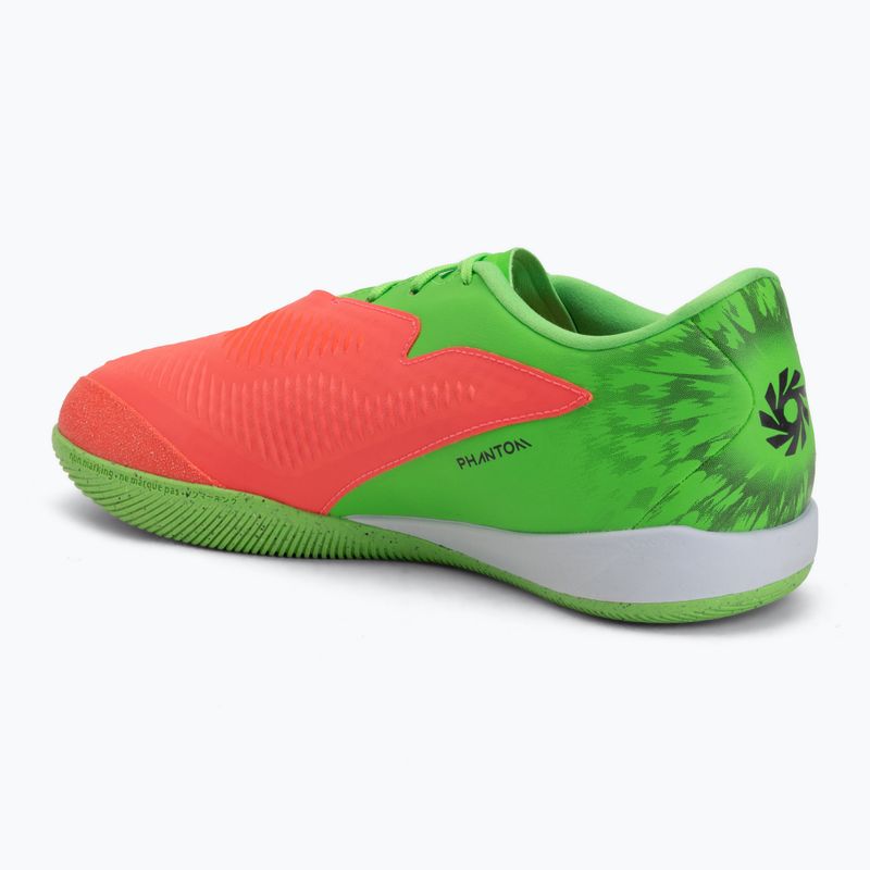 Scarpe da calcio da uomo Nike Phantom 6 Low Academy Erling Haaland IN hot punch/green strike/black 3