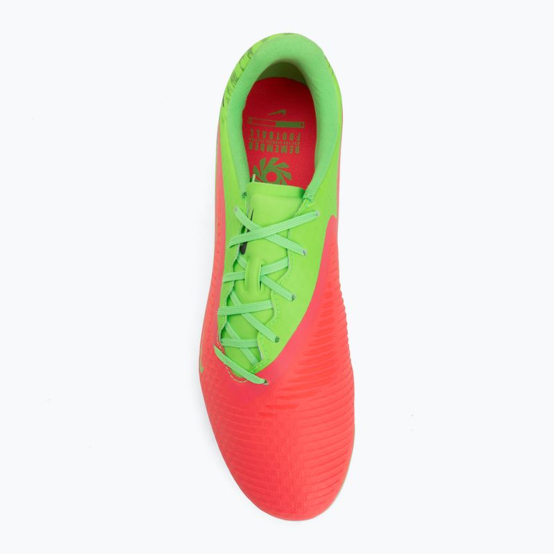 Scarpe da calcio da uomo Nike Phantom 6 Low Academy Erling Haaland FG hot punch/green strike/black 5