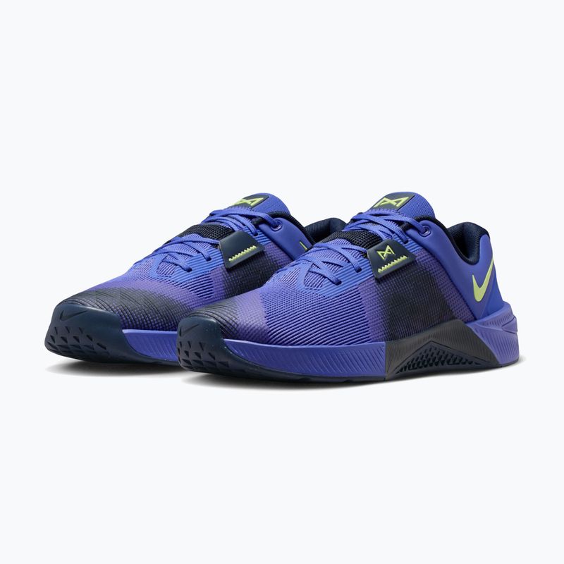 Scarpe da allenamento da uomo Nike Metcon 10 persian violet/obsidian/light lemon twist 3