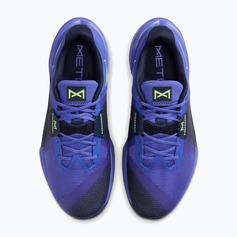 Scarpe da allenamento da uomo Nike Metcon 10 persian violet/obsidian/light lemon twist 5