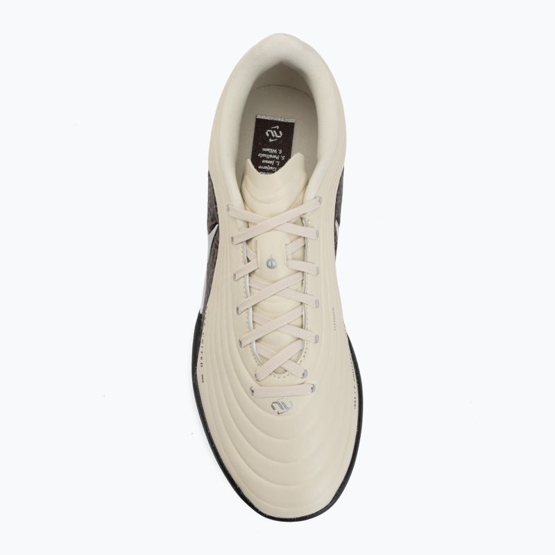 Scarpe da calcio da uomo Nike United Tiempo Maestro Academy TF fossil/burgundy crush/metallic silver 5
