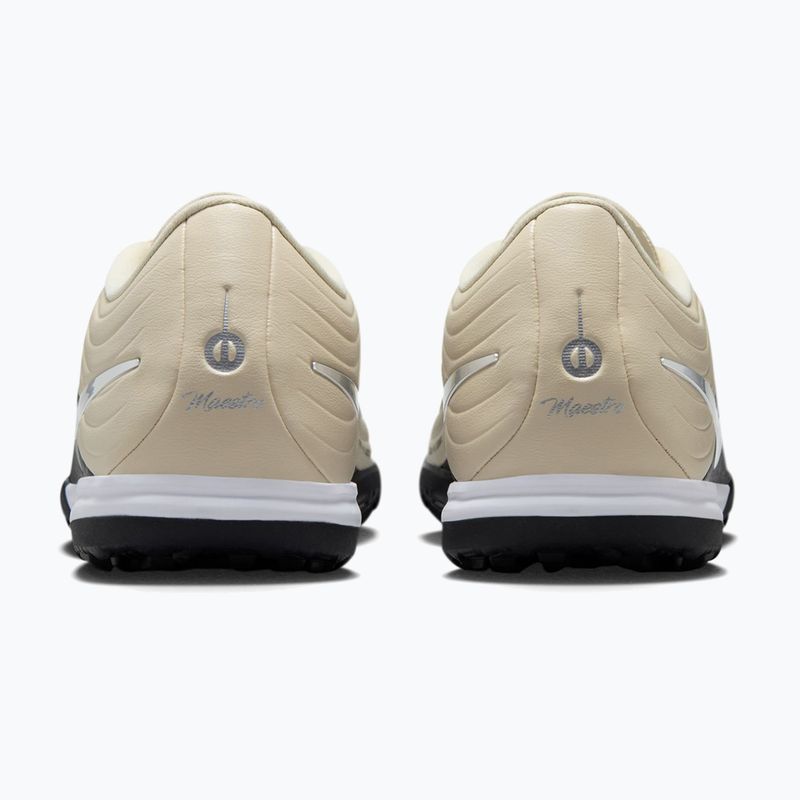 Scarpe da calcio da uomo Nike United Tiempo Maestro Academy TF fossil/burgundy crush/metallic silver 4