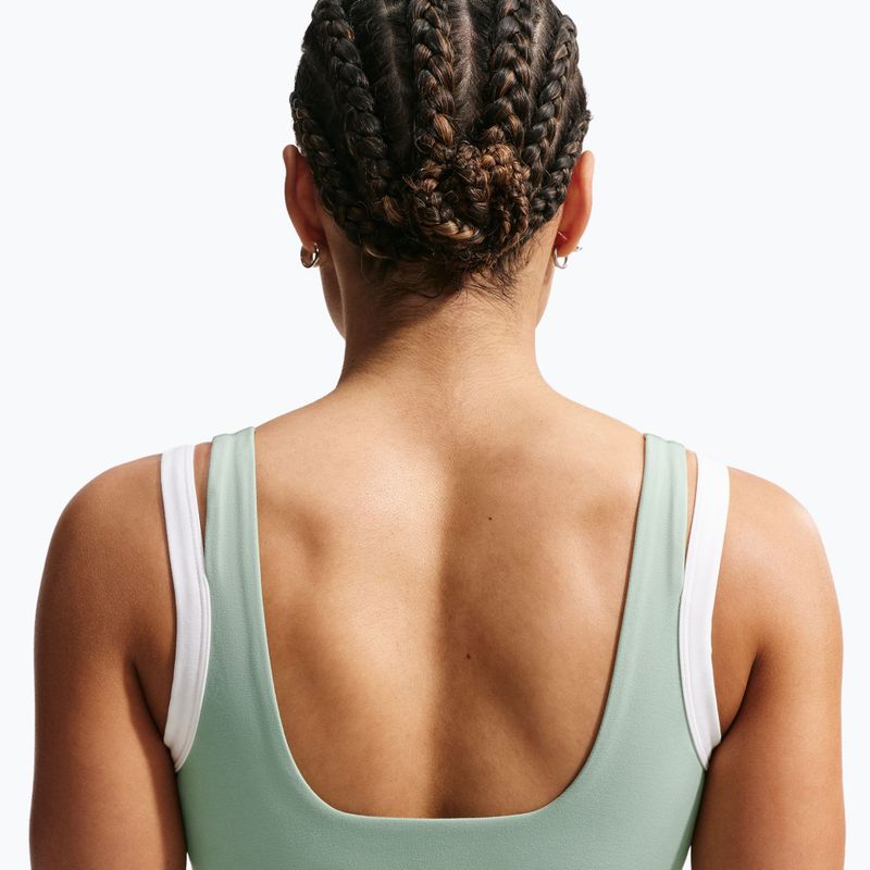 Reggiseno sportivo Nike One Light Support steam/white/white 5