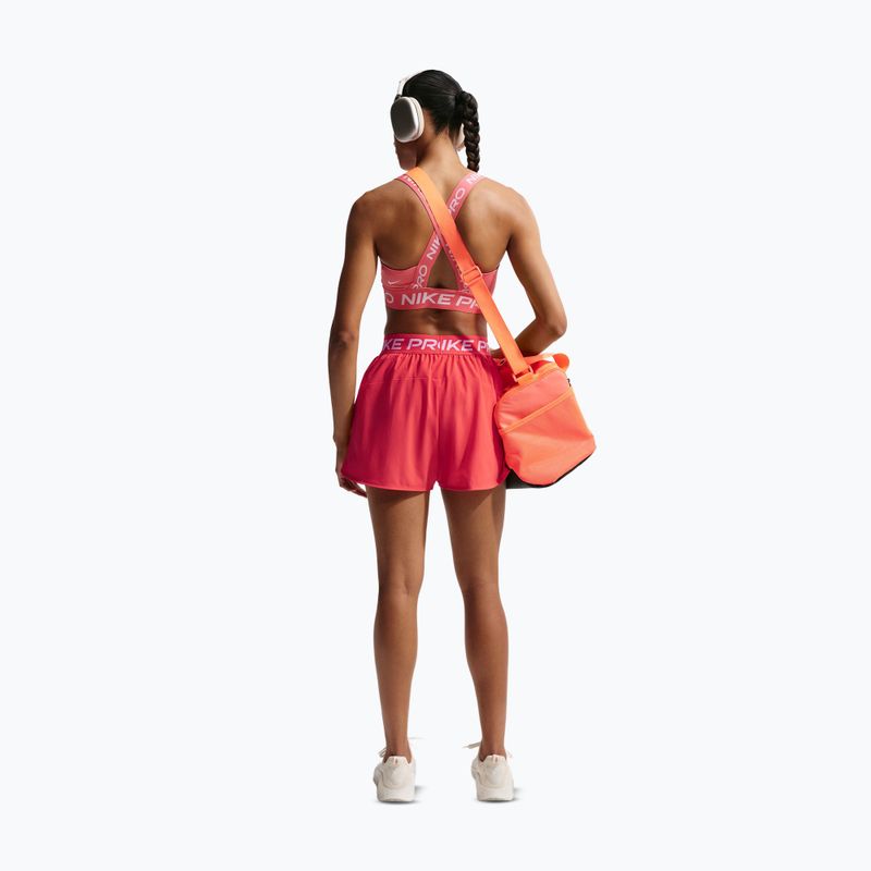 Pantaloncini da allenamento da donna Nike Pro 2in1 light crimson/white 3