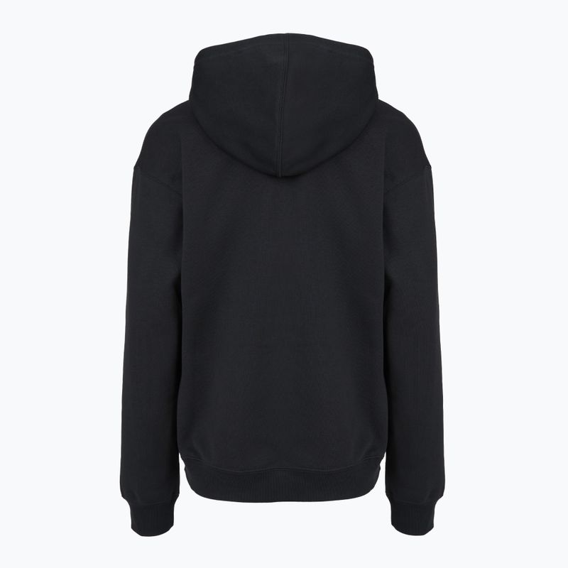 Felpa donna Jordan Fleece Hoodie black/gym red 7