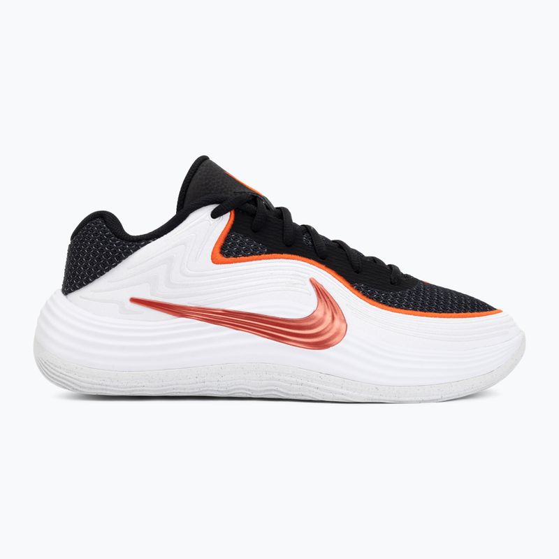 Scarpe da basket da uomo Nike Precision 8 Low black/white/picante red 2