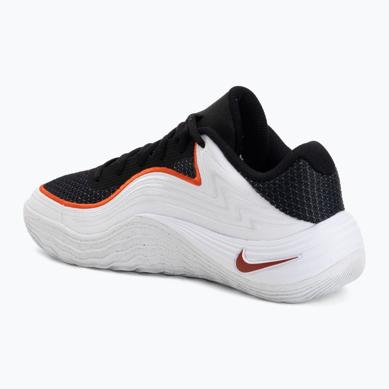 Scarpe da basket da uomo Nike Precision 8 Low black/white/picante red 3