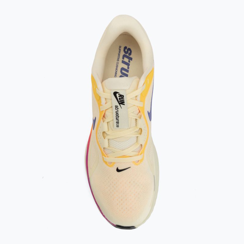 Scarpe da running uomo Nike Structure 26 alabaster/hyper violet/indigo burst 5