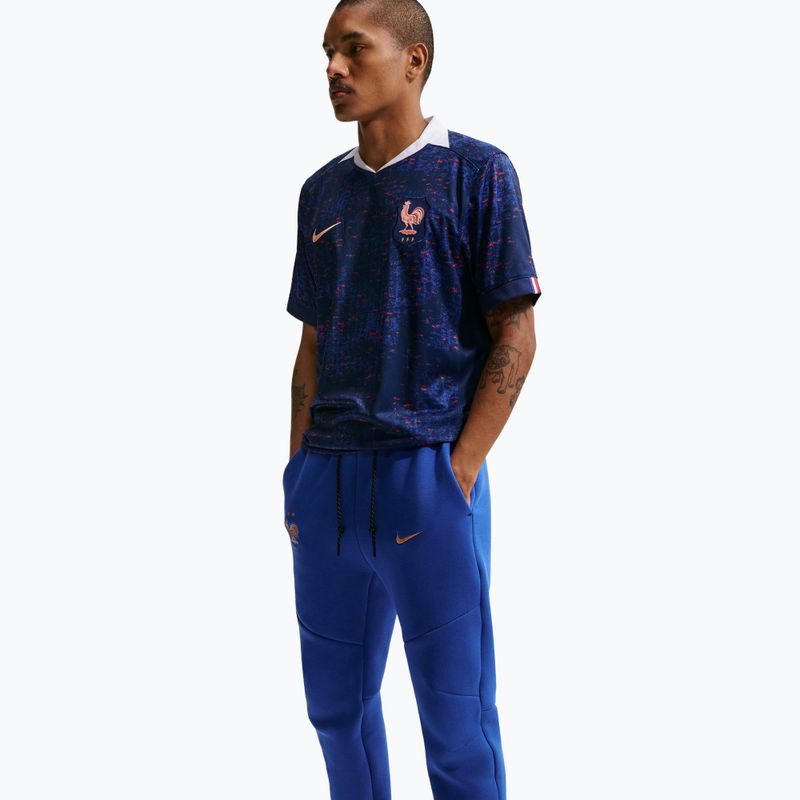 Pantaloncini da calcio da uomo Nike FFF Tech Fleece Joggers game royal/metallic copper 4