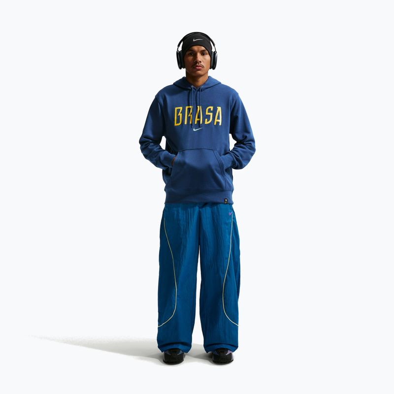 Felpa da uomo Nike Brazil Club coastal blue/light mint 2