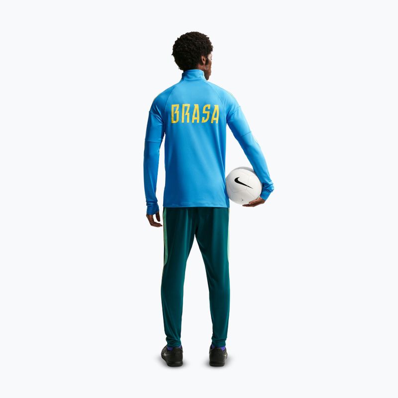 Pantaloncini da calcio da uomo Nike Brazil Academy Pro Dri-Fit geode teal/light mint/midwest gold 3