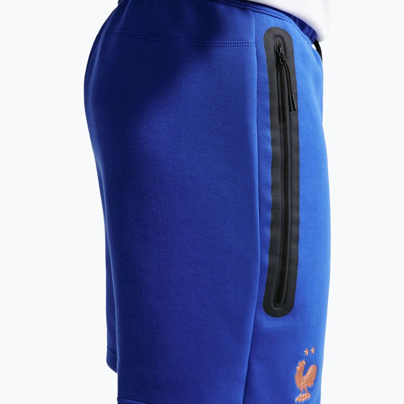 Pantaloncini da calcio da uomo Nike FFF Tech Fleece game royal/metallic copper 4
