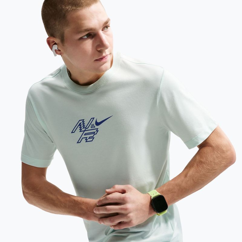 Maglietta da corsa da uomo Nike AeroSwift Dri-Fit barely green/lapis 6