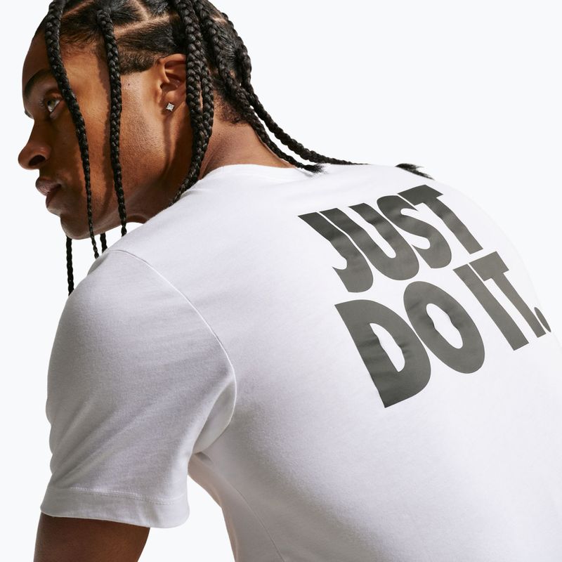 T-shirt da uomo Nike Sportswear white/black 4