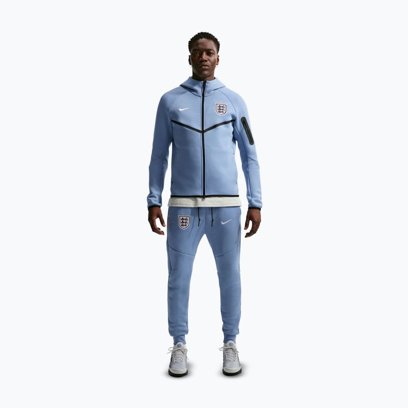 Felpa da uomo Nike England Tech Fleece Windrunner Full Zip work blue/white 2