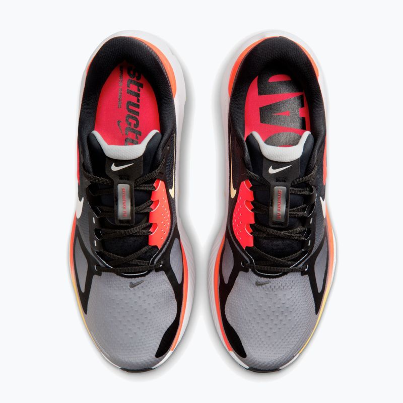 Scarpe running uomo Nike Structure Plus black/light smoke grey/silver 5