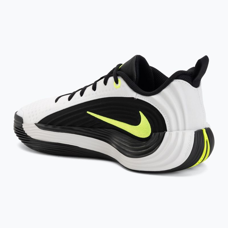 Scarpe da basket da uomo Nike Giannis Immortality 5 white/black/volt 3