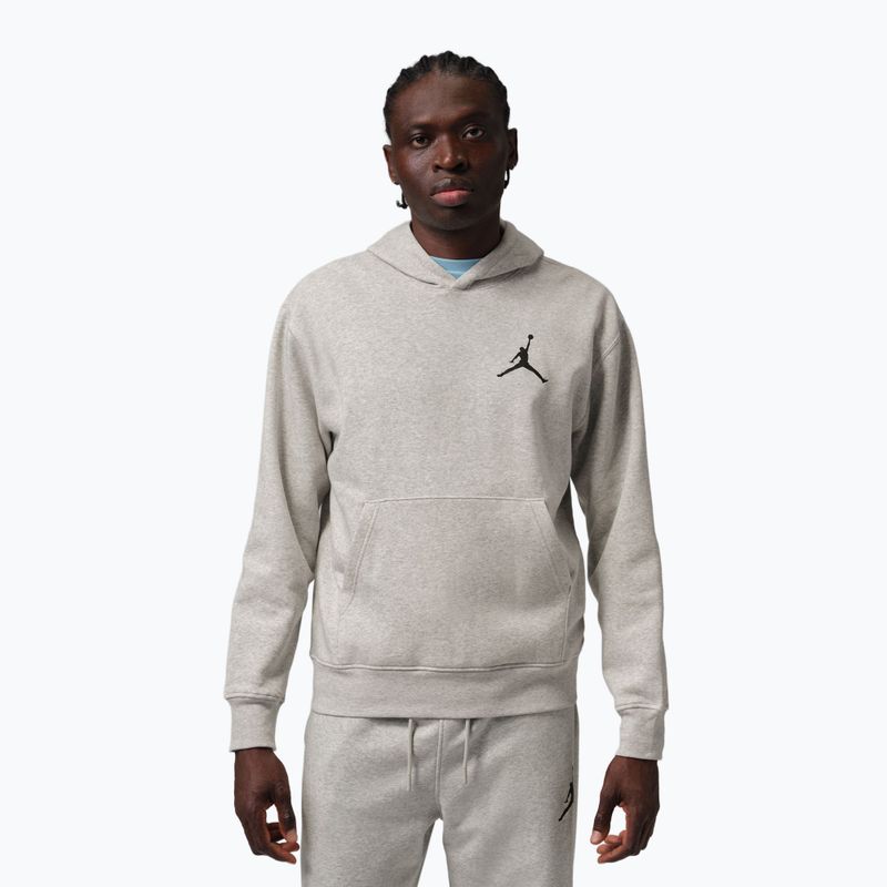 Felpa da uomo Jordan Pullover Hoodie grey heather/black