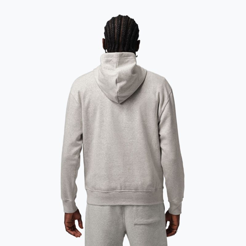 Felpa uomo Nike Jordan Pullover Hoodie grey heather/black 3
