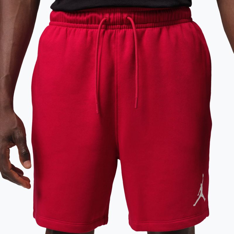 Pantaloncini uomo Jordan Fleece gym red/white 3