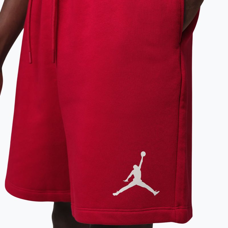 Pantaloncini da uomo Nike Jordan Fleece gym red/white 5