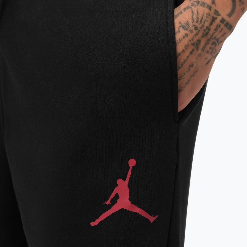 Pantaloni uomo Nike Jordan black/gym red 5