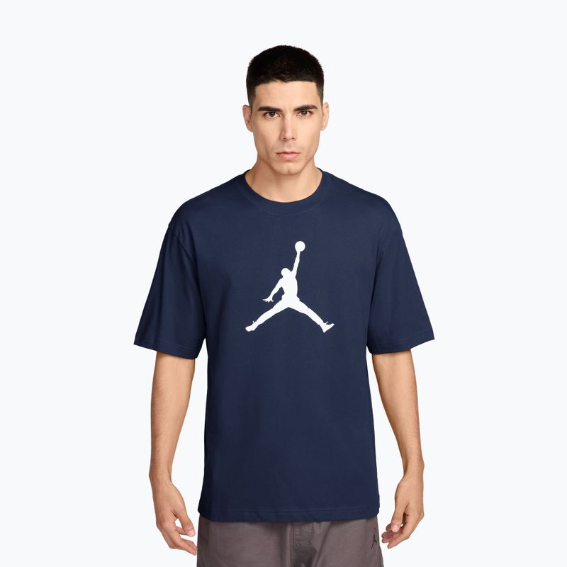 Maglietta da uomo Jordan midnight navy/white