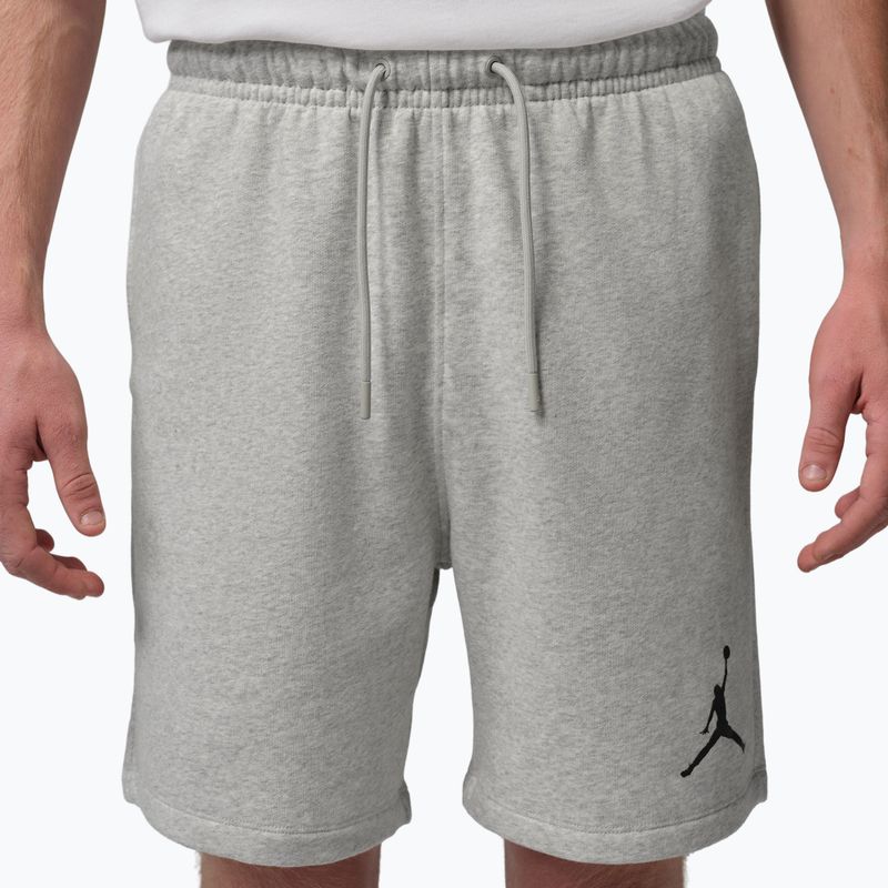Spodenki męskie Nike Jordan Fleece grey heather/black 3