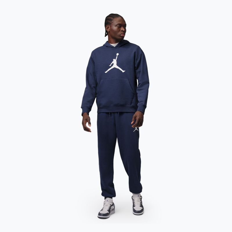 Felpa uomo Nike Jordan Pullover Hoodie midnight navy/white 2