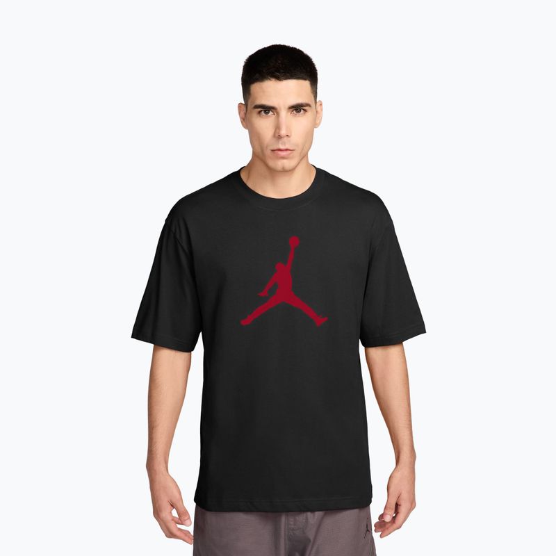 Maglietta da uomo Jordan black/gym red