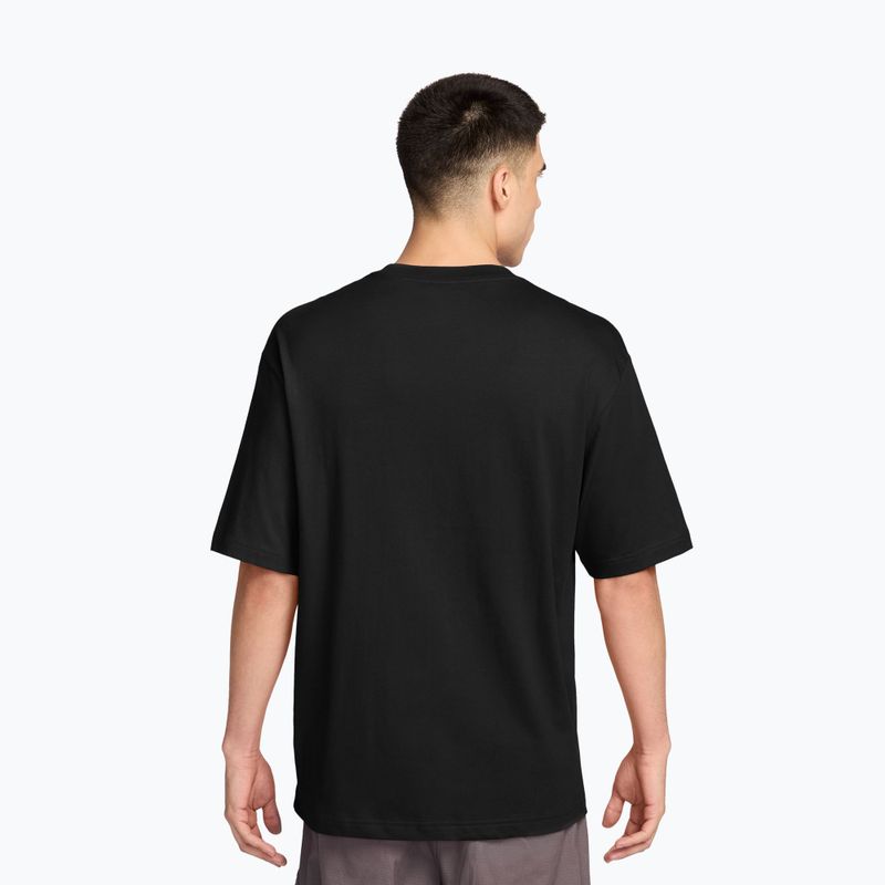T-shirt da uomo  Jordan black/gym red 2