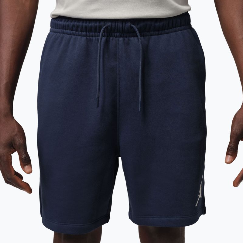 Spodenki męskie Nike Jordan Fleece midnight navy/white 3