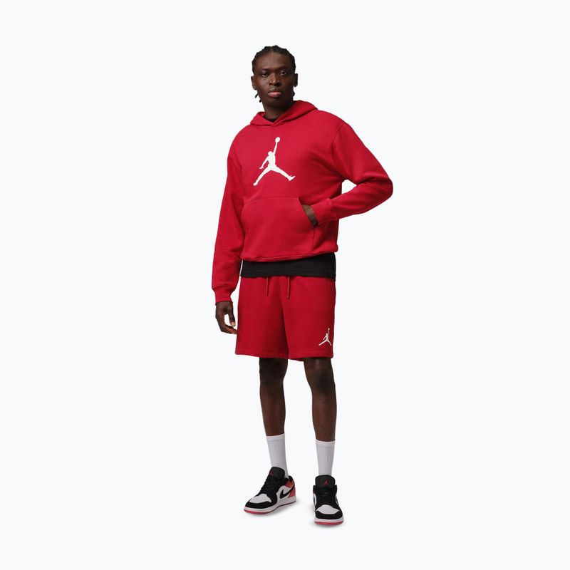 Felpa da uomo Nike Jordan Pullover Hoodie gym red/white 2