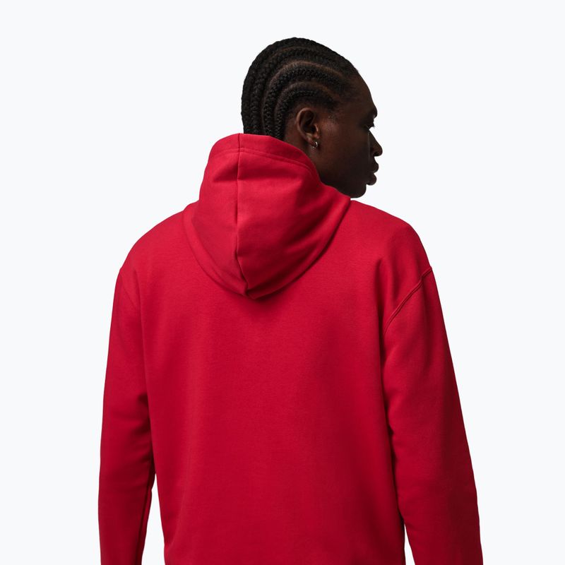 Felpa da uomo Nike Jordan Pullover Hoodie gym red/white 4