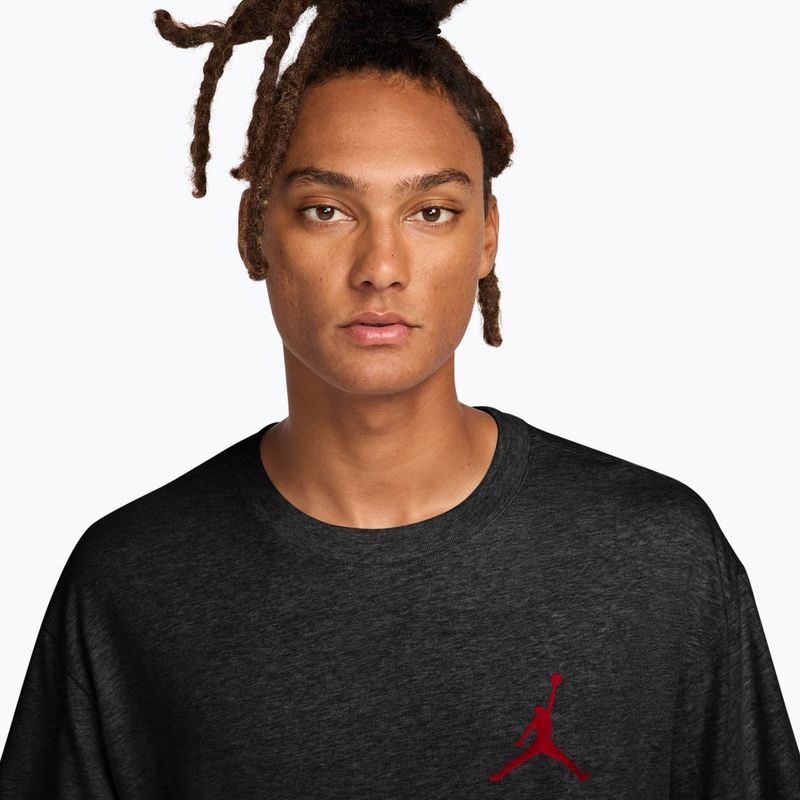 Koszulka męska Nike Jordan black/gym red 3