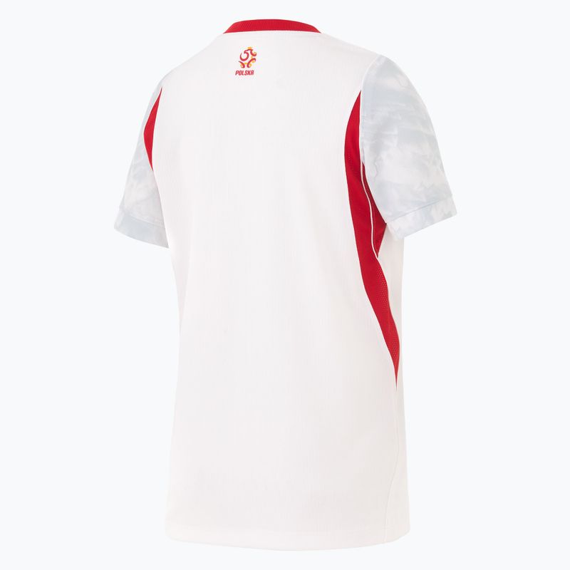 Maglietta da calcio per bambini Nike Dri-Fit Poland Stadium Home 2026 white/field silver 2
