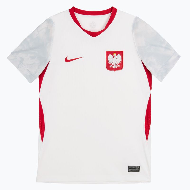 Maglietta da calcio per bambini Nike Dri-Fit Poland Stadium Home 2026 white/field silver 3