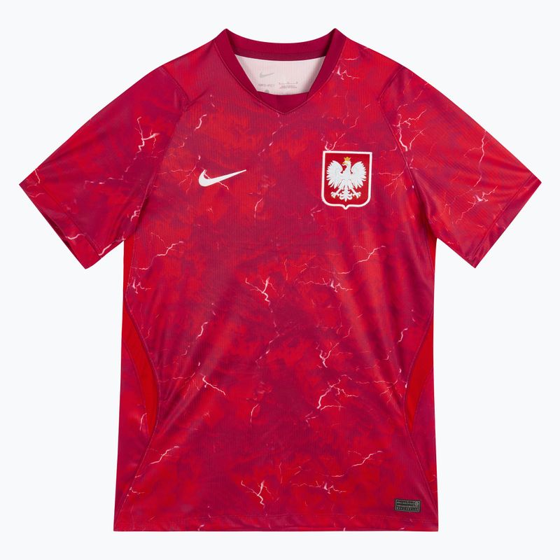 Maglietta da calcio da uomo Nike Dri-Fit Poland Stadium Away 2026 noble red/sport red 3