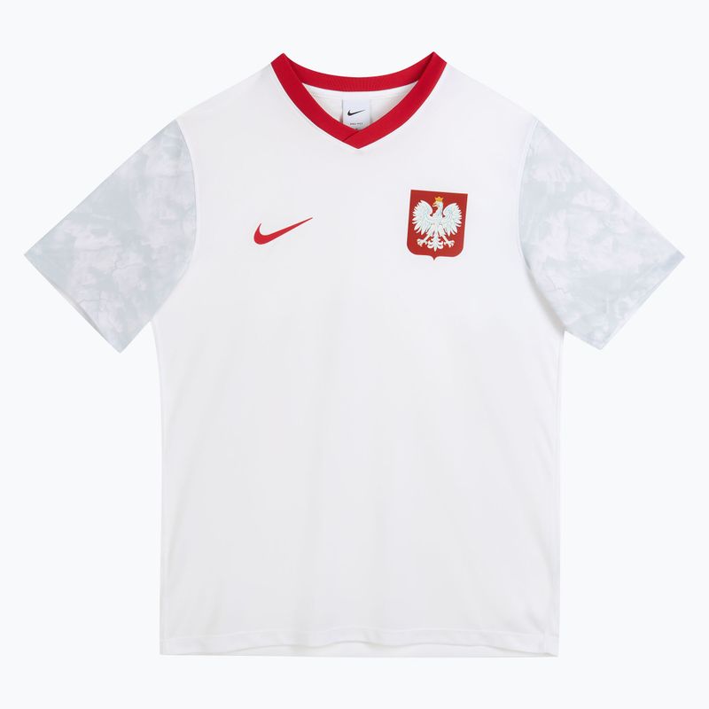 Maglietta da calcio da uomo Nike Dri-Fit Poland Home 2026 white/field silver 3