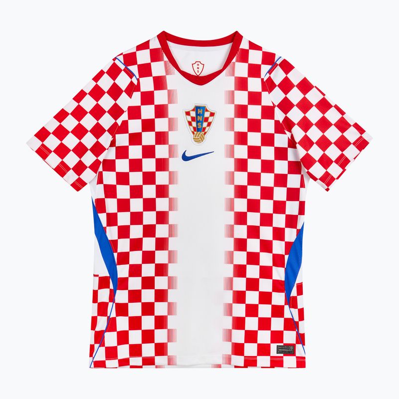 Maglietta da calcio da uomo Nike Dri-Fit Croatia Stadium Home 2026 white/university red 3