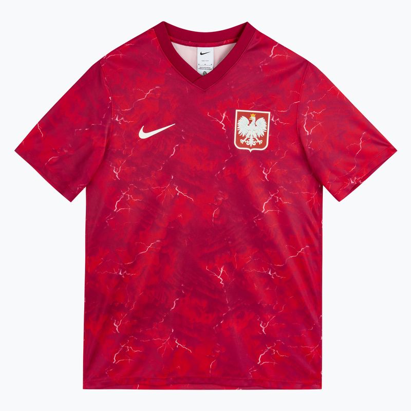 Maglietta da calcio da uomo Nike Dri-Fit Poland Away 2026 noble red/sport red 3