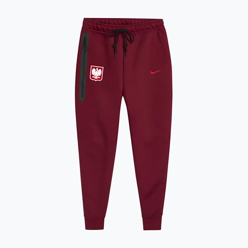 Pantaloni da calcio da uomo Nike Tech Fleece Poland Jogger team red 3