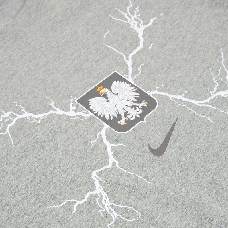 Maglietta da calcio da uomo Nike Graphic Poland dark grey heather 3