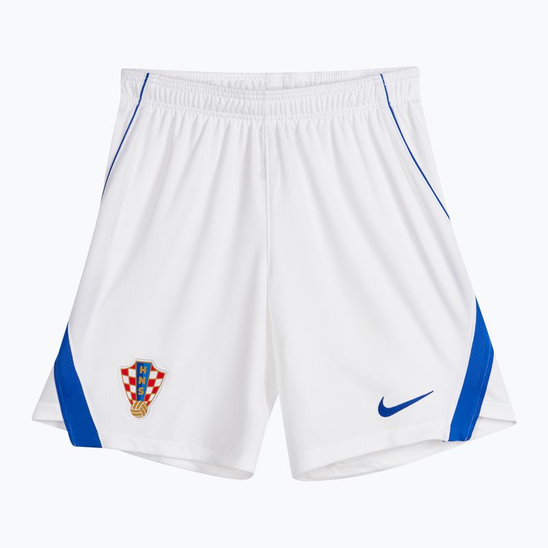 Pantaloncini da calcio da uomo Nike Dri-Fit Croatia Stadium Home white 3
