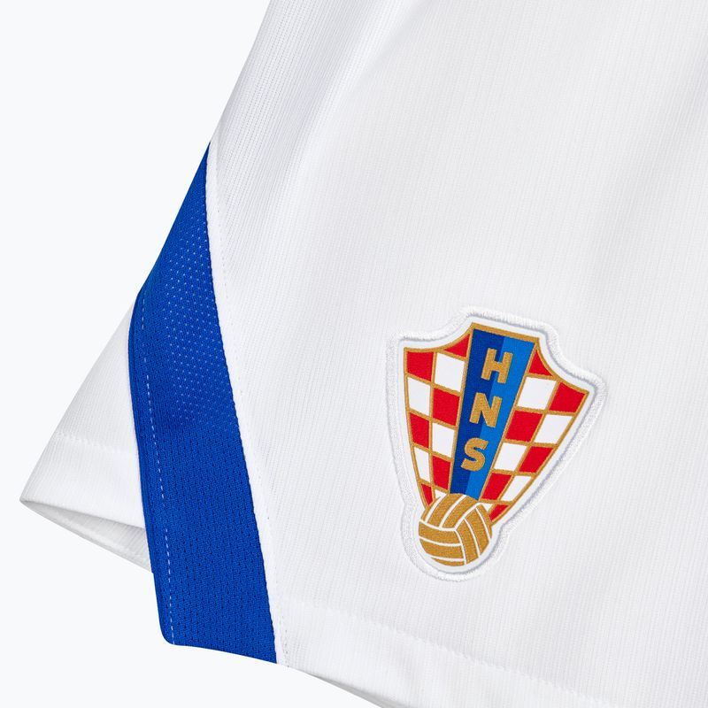 Pantaloncini da calcio da uomo Nike Dri-Fit Croatia Stadium Home white 4