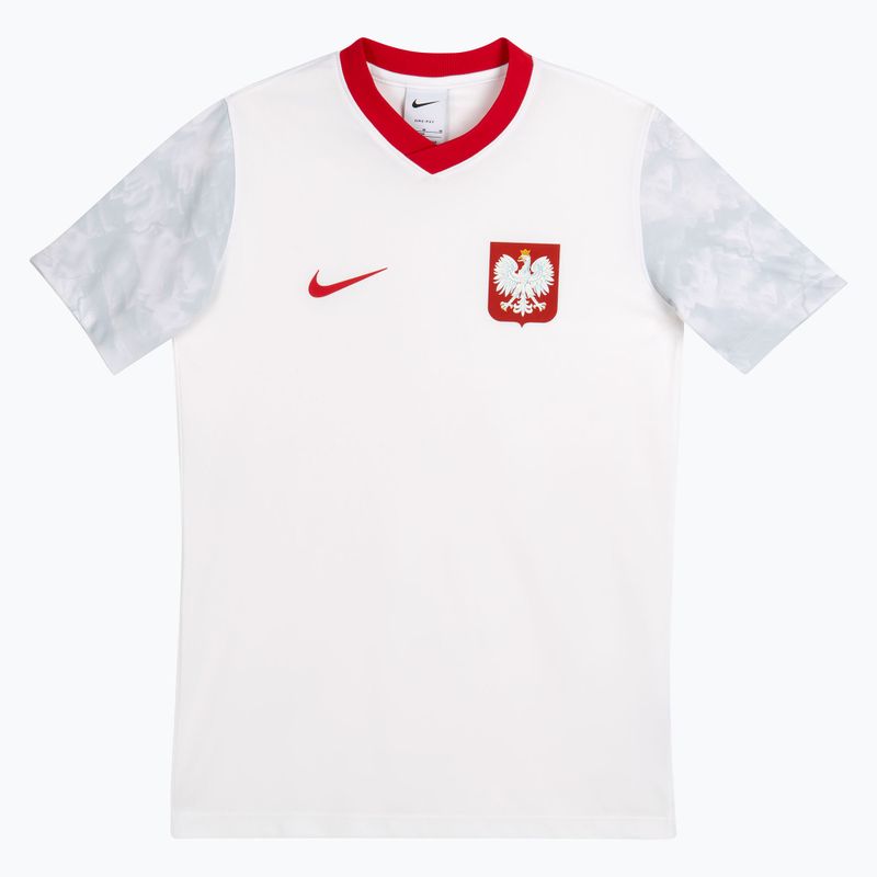 Maglietta da calcio per bambini Nike Dri-Fit Poland Home 2026 white/field silver 3